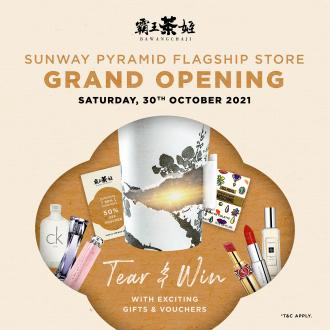 BaWangChaJi Sunway Pyramid Opening Promotion (30 Oct 2021)