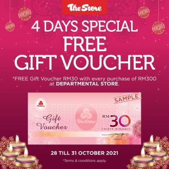 The Store Free Voucher Promotion (28 October 2021 - 31 October 2021)