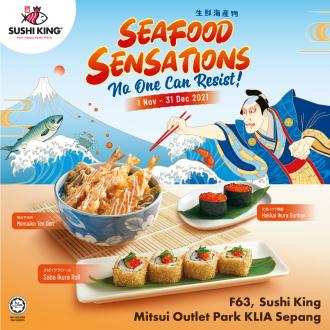 Sushi King November Promotion at Mitsui Outlet Park (1 Nov 2021 - 30 Nov 2021)