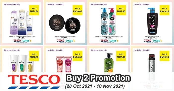 Tesco / Lotus's Buy 2 Promotion (28 Oct 2021 - 10 Nov 2021)