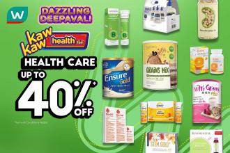 Watsons Health Care Sale Up To 40% OFF (28 Oct 2021 - 1 Nov 2021)