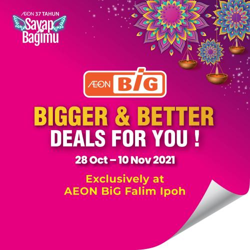 AEON BiG Falim Ipoh Bigger & Better Deals Promotion (28 October 2021 - 10 November 2021)