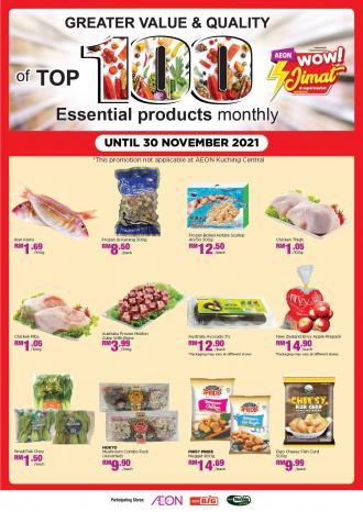 AEON BiG Top 100 Essential Products Promotion (1 November 2021 - 30 November 2021)