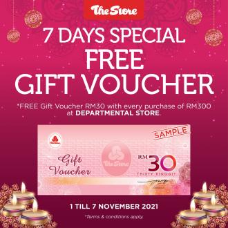 The Store Free Voucher Promotion (1 November 2021 - 7 November 2021)