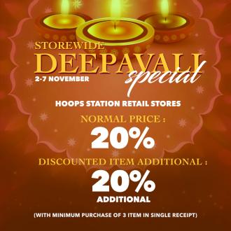 Hoops Station Deepavali Sale (2 November 2021 - 7 November 2021)