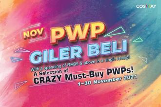 Cosway November PWP Giler Beli Promotion (1 Nov 2021 - 30 Nov 2021)