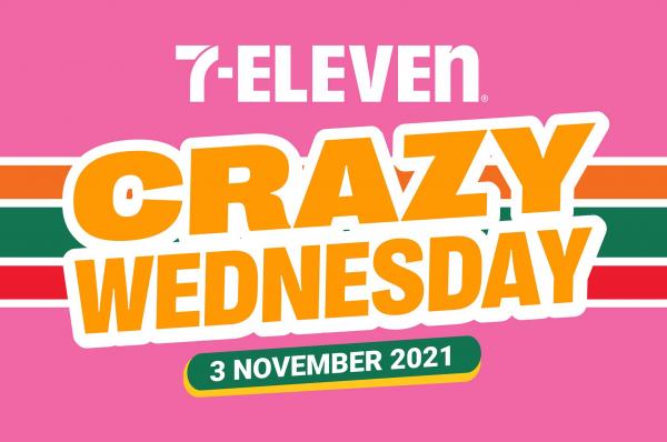 7 Eleven Crazy Wednesday Promotion (3 November 2021)