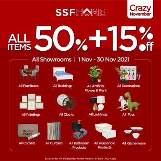 SSF Home Crazy November Sale (1 November 2021 - 30 November 2021)