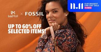 Fossil Lazada 11.11 Sale Up To 60% OFF (11 Nov 2021)