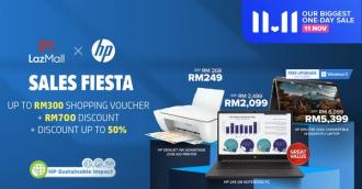 HP Lazada 11.11 Sale Up To RM300 Voucher (11 November 2021)