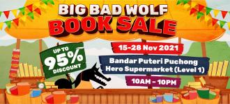 Big Bad Wolf Book Sale Up To 95% OFF at Bandar Puteri Puchong Hero Supermarket (15 Nov 2021 - 28 Nov 2021)