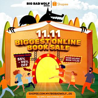 Big Bad Wolf Books Shopee 11.11 Sale Up To 95% OFF (11 Nov 2021)