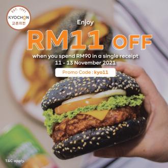 Kyochon Online 11.11 Sale RM11 OFF Promo Code (13 Nov 2021)