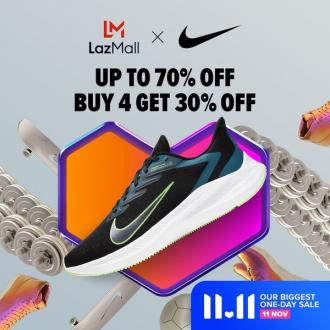 Nike Lazada 11.11 Sale Up To 70% OFF (11 Nov 2021)