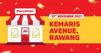 Marrybrown Kemaris Avenue Rawang Opening Promotion (12 November 2021)