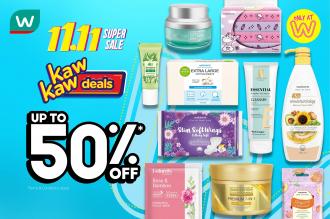 Watsons Brand Products Sale Up To 50% OFF (11 November 2021 - 15 November 2021)