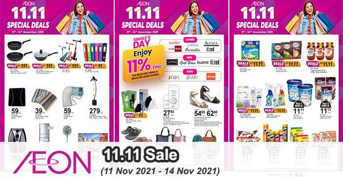 AEON 11.11 Sale (11 Nov 2021 - 14 Nov 2021)