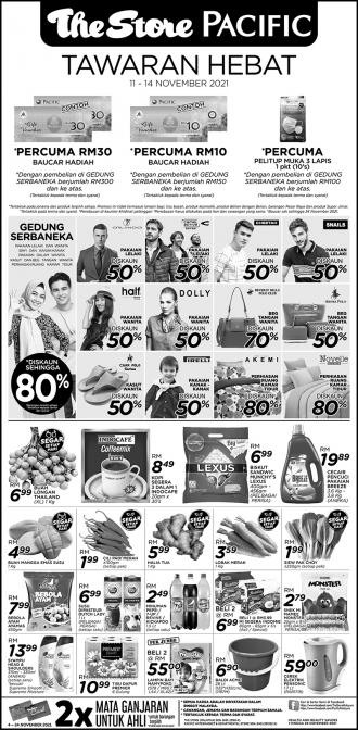 The Store and Pacific Hypermarket Weekend Promotion (11 November 2021 - 14 November 2021)