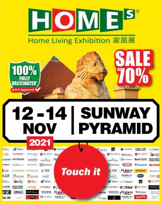 HOMEs Home Living Exhibition Sale Up To 70% OFF at Sunway Pyramid (12 Nov 2021 - 14 Nov 2021)