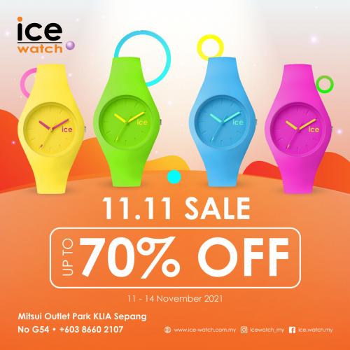 Ice Watch 11.11 Sale Up To 70% OFF at Mitsui Outlet Park (11 November 2021 - 14 November 2021)