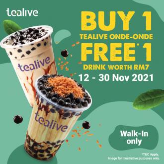 Tealive Drive-Thru Northbank Kuching Promotion (12 November 2021 - 30 November 2021)