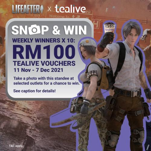 Tealive LifeAfter Snap & Win Promotion (11 November 2021 - 7 December 2021)