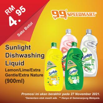 99 Speedmart Sunlight Dishwashing Liquid Promotion (valid until 27 November 2021)