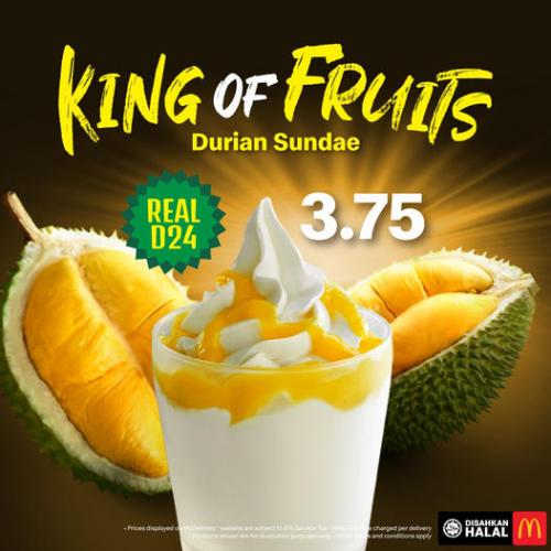 McDonald's Durian Sundae Promotion