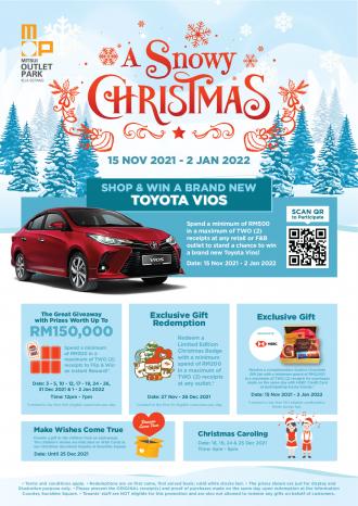 Mitsui Outlet Park Christmas Promotion Win Toyota Vios (15 November 2021 - 2 December 2021)