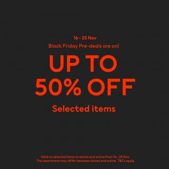 H&M Black Friday Pre-Deals Sale Up To 50% OFF (16 November 2021 - 25 November 2021)