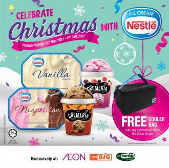 AEON Nestle Ice Cream Christmas FREE Cooler Bag Promotion (15 November 2021 - 2 December 2021)