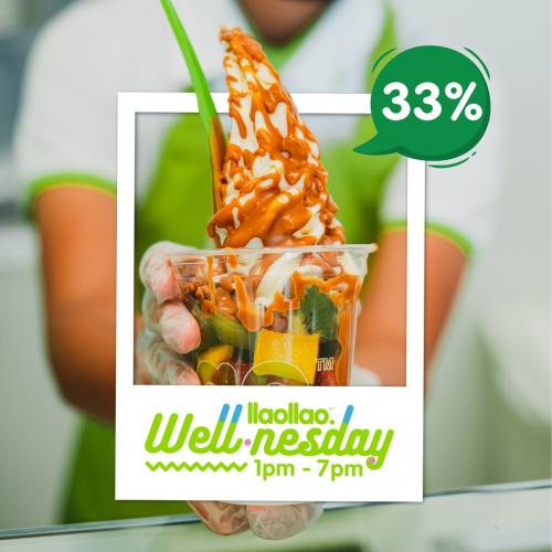 llaollao Wednesday Wellnesday Promotion Discount 33% OFF (17 November 2021)