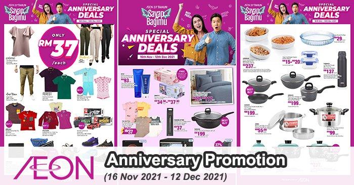 AEON Anniversary Promotion (16 Nov 2021 - 12 Dec 2021)