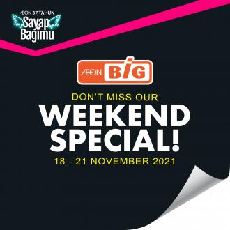 AEON BiG Weekend Promotion (18 Nov 2021 - 21 Nov 2021)