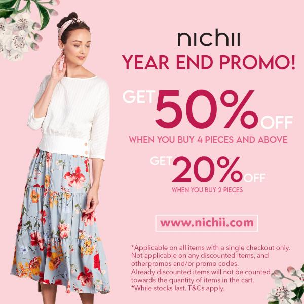 Nichii Year End Sale Up To 50% OFF