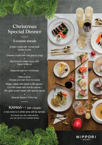 Nippori Bistro Christmas Special Dinner Set Promotion (21 Dec 2021 - 26 Dec 2021)