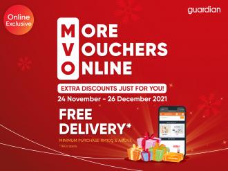 Guardian Online December 2021 FREE Voucher Promotion (24 November 2021 - 26 December 2021)
