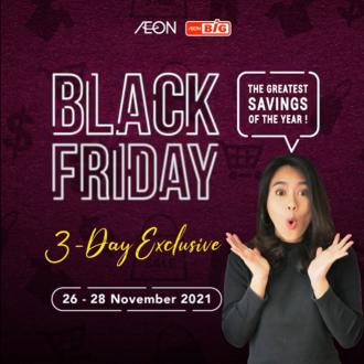 AEON & AEON-BiG Black Friday Sale Up To 80% OFF (26 November 2021 - 28 November 2021)