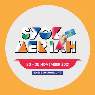 MYDIN Member Syok Meriah Promotion (26 November 2021 - 28 November 2021)
