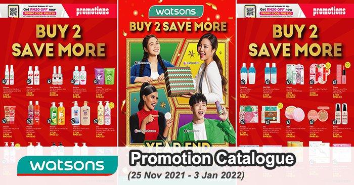 Watsons Year End Sale Promotion Catalogue (25 Nov 2021 - 3 Jan 2022)
