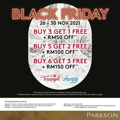 Parkson Triumph & Sloggi Black Friday Sale (26 November 2021 - 30 November 2021)
