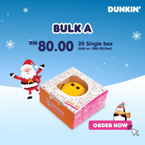 Dunkin' Donuts Corporate Order Christmas Promotion