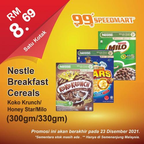 Nestle Breakfast Cereals Koko Krunch / Honey Star / Milo (300gm / 330gm) @ RM8.69