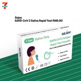 7 Eleven Sejoy SARS-CoV-2 Saliva Rapid Test @ RM6.90 Promotion