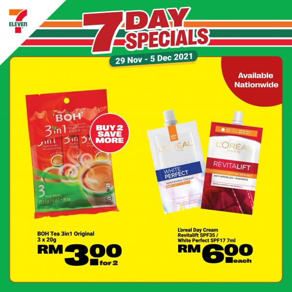 7 Eleven 7 Days Special Promotion (29 November 2021 - 5 December 2021)
