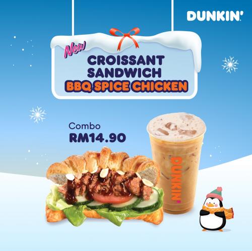 Dunkin' Donuts Christmas BBQ Spice Chicken Combo Promotion
