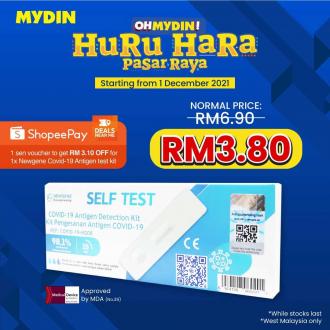 MYDIN ShopeePay NEWGENE Covid-19 Antigen Self Test Kit @ RM3.80 Promotion
