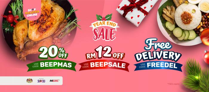 Beep Year End Sale Promo Code Discount Up To RM12 (1 December 2021 - 31 December 2021)