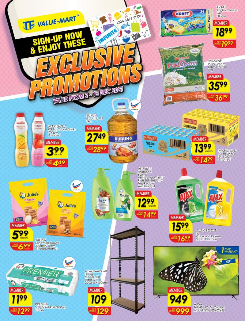TF Value-Mart Promotion Catalogue (2 December 2021 - 15 December 2021)