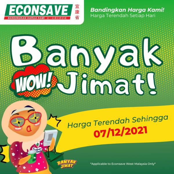 Econsave Banyak Jimat Promotion (valid until 7 December 2021)